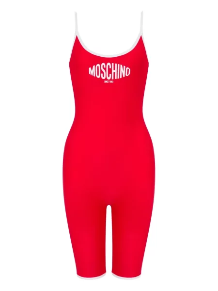 Salopetă Moschino fără mâneci roșu