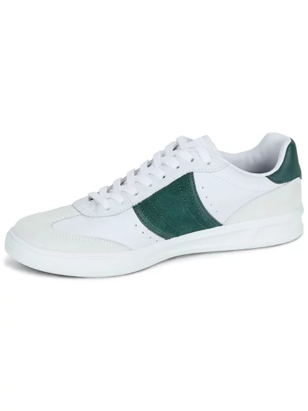Pantofi Fred Perry din piele de căprioară alb