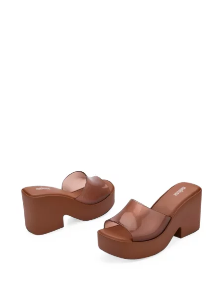 Sandale Melissa cu platformă maro