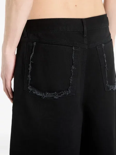 Pantaloni scurți din denim Heliot Emil negru