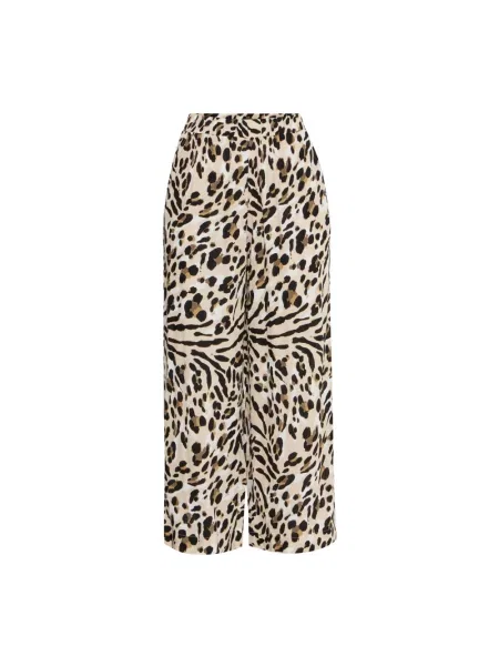 Wielobarwność spodnie Ichi z nadrukiem zwierzęcym