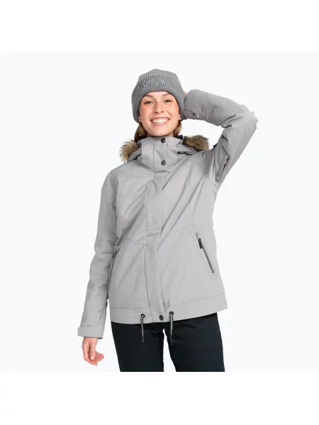 Дамско яке за сноуборд ROXY Meade heather grey сиво