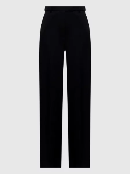 Шерстяные брюки Alexander Mcqueen черные
