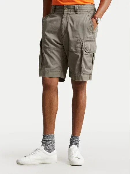 Kratke hlače iz tkanine Polo Ralph Lauren kaki