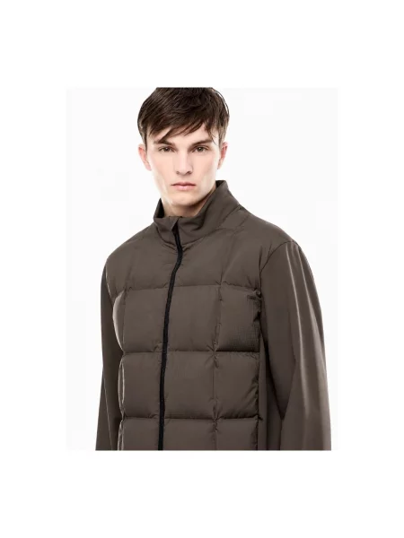 Geacă Emporio Armani Ea7 maro