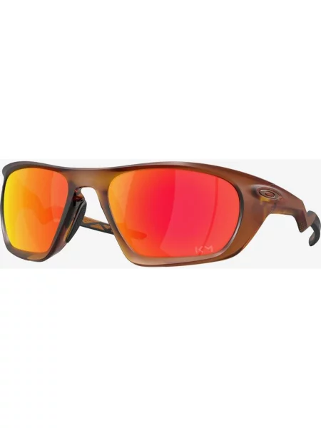 Okulary oakley lateralis kylian mbappé signature series matte dark amber z soczewkami prizm ruby brązowe