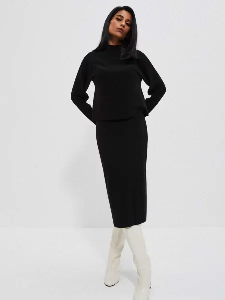 Fustă midi Marisse negru