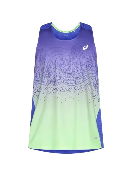 ASICS Funkcionalna majica ROAD mornarska / svetlo / lila zelena