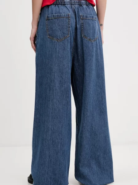 Tommy Jeans Jeansy Wide Leg niebieski