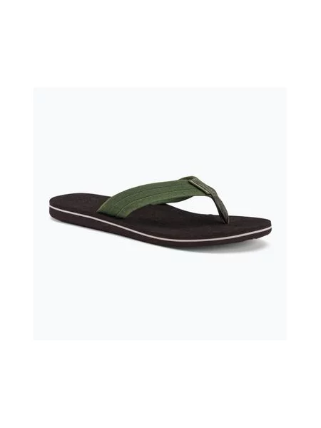 В'єтнамки Quiksilver Molokai Layback Textured brown/brown/green зелені
