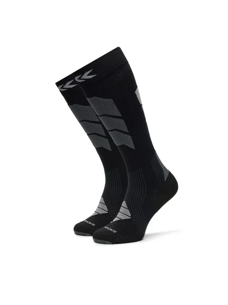 Шкарпетки гірськолижні X-Socks Ski Expert Otc x black/light grey чорні