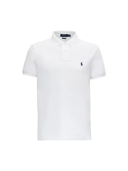 Koszulka polo Polo Ralph Lauren z siateczką biała