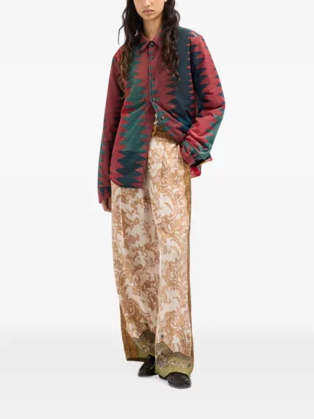 Pantaloni palazzo Pierre-louis Mascia cu imagine