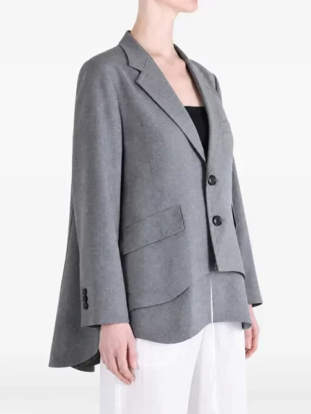 Μπλέιζερ Comme Des Garçons Tao με πέτο γκρι