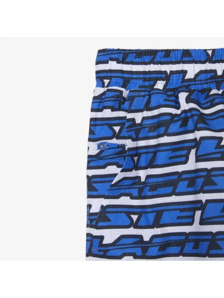 Lacoste Szorty Kąpielowe Active Z Nadrukiem niebieskie