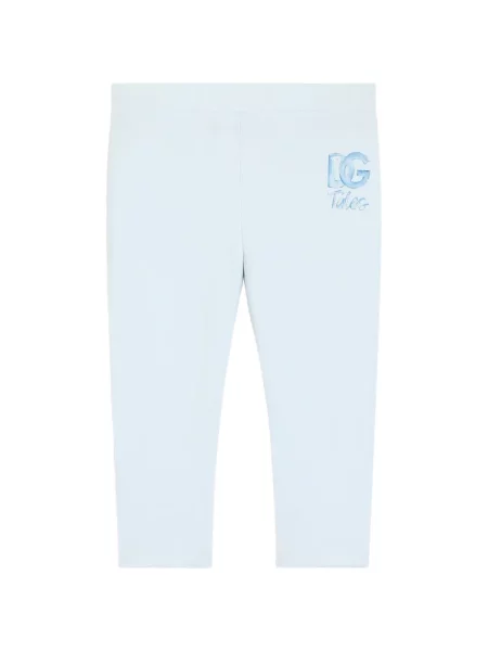 Legginsy dziecięce Dolce And Gabbana niebieskie
