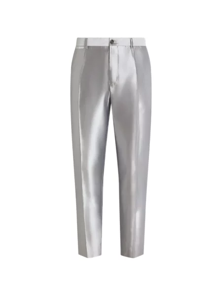 Pantaloni Dolce & Gabbana de mătase
