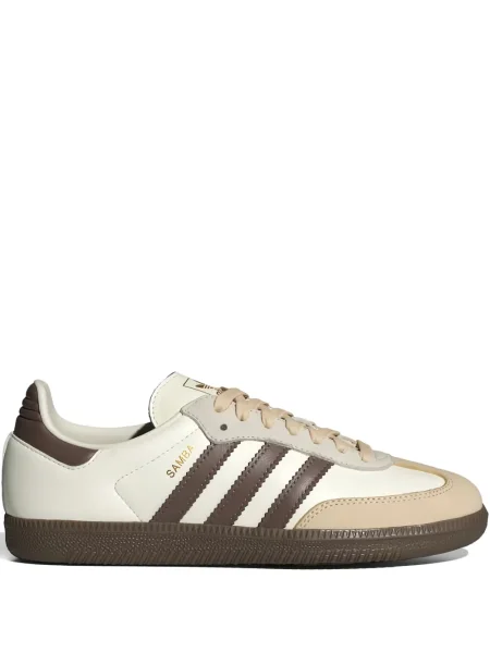 Sneakerși Adidas Samba cu dungi alb