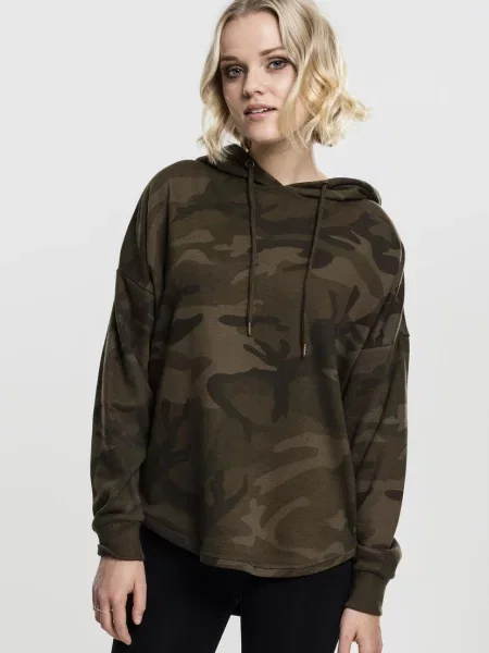 Geacă Urban Classics cu model camuflaj negru