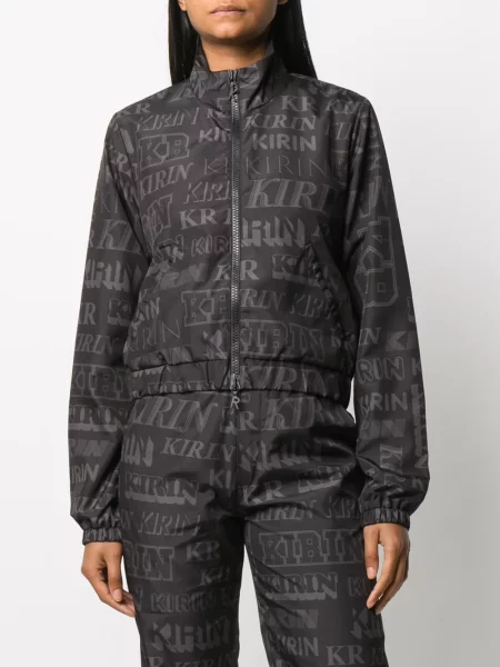 Kurtka Kirin z nadrukiem czarna