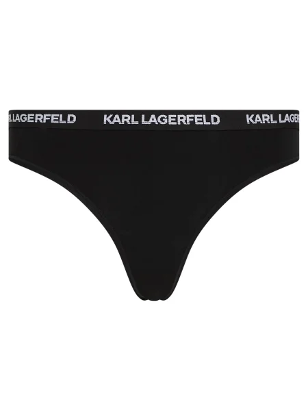 Karl Lagerfeld Tanga negru / murdar alb