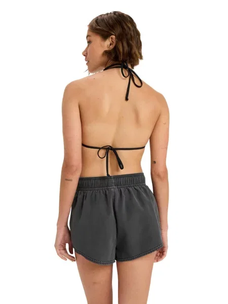 Spodenki boardshort dla Kobiety NO BAD WAVES czarny