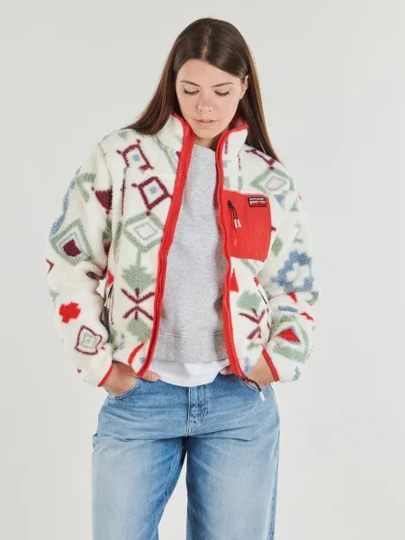 Fleecová fleecová mikina Superdry s potlačou