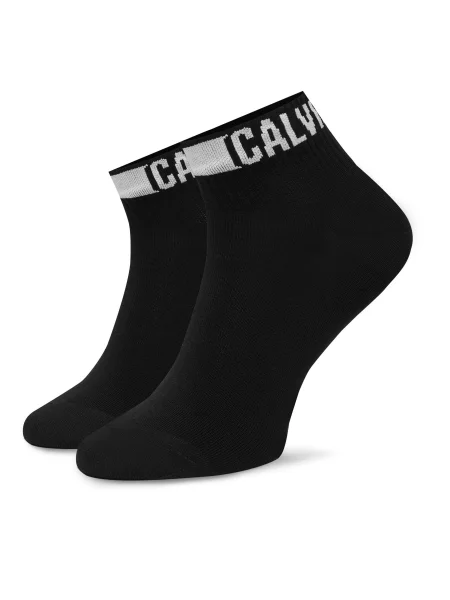 Dolge nogavice Calvin Klein črna
