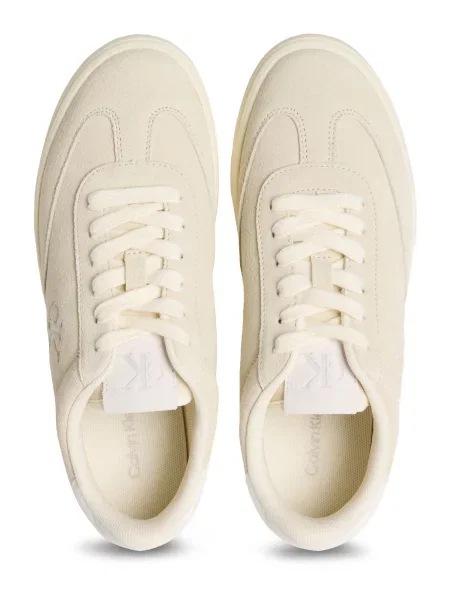 Calvin Klein Jeans Sneakersy Classic Cupsole Mix In Béžová biela