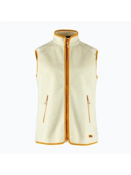 Bezrękawnik Fjällräven Vardag Pile Fleece chalk white biała