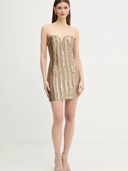 Marciano by Guess sukienka BIANCA złota