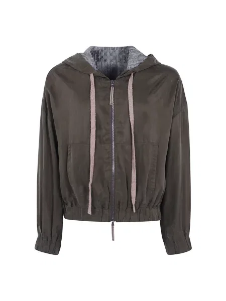Bluza rozpinana Ziggy Chen brązowa