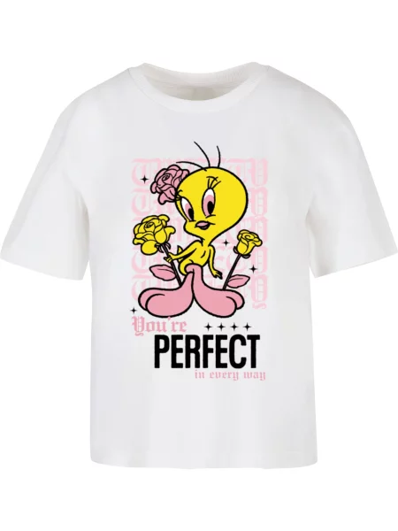 Merchcode Póló Tweety sárga / rózsaszín / fekete fehér