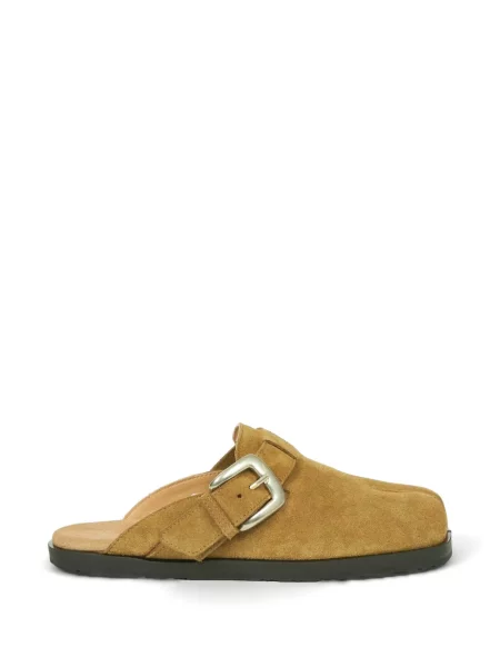 Papuci tip mules Maison Margiela cu cataramă maro