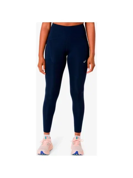 Legginsy długie ASICS Road High Waist Tight granatowe XS niebieskie