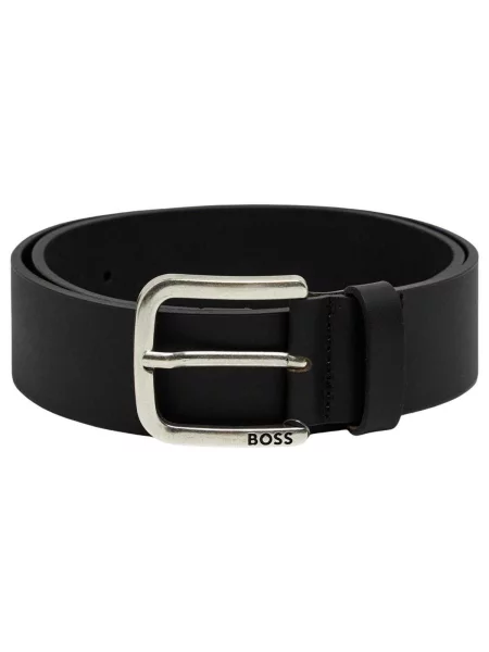 BOSS BLACK De piele curea Janni negru
