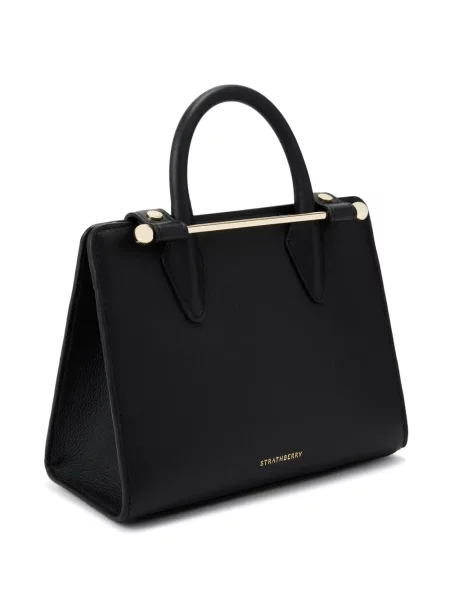 Geantă shopper Strathberry din piele negru