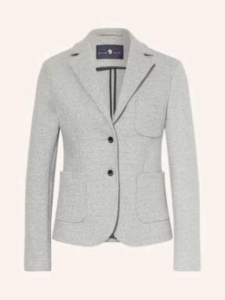 Pamela Henson Blezer Z Dżerseju grau