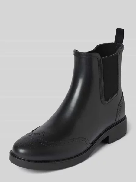 Buty chelsea z pętelką model ‘PRESLIE’ Lauren Ralph Lauren czarne