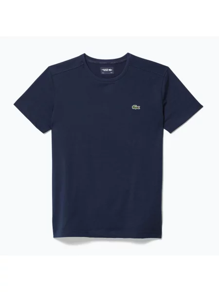 Теннисная футболка Lacoste синяя