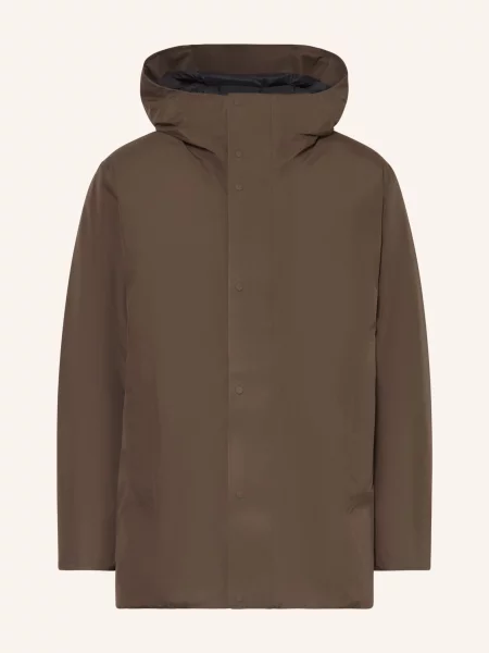 Goldwin Peříová Bunda Snow Range Gtx hnědá