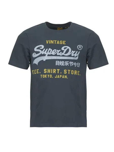 Majica Superdry s kratkimi rokavi siva