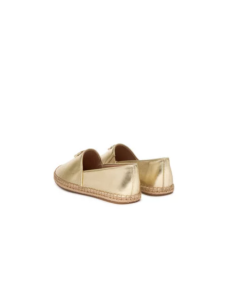 Espadrilky Tommy Hilfiger Th Logo Gold Espadrille Zlatá