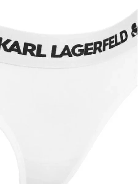 Karl Lagerfeld Siaurikės juoda balta