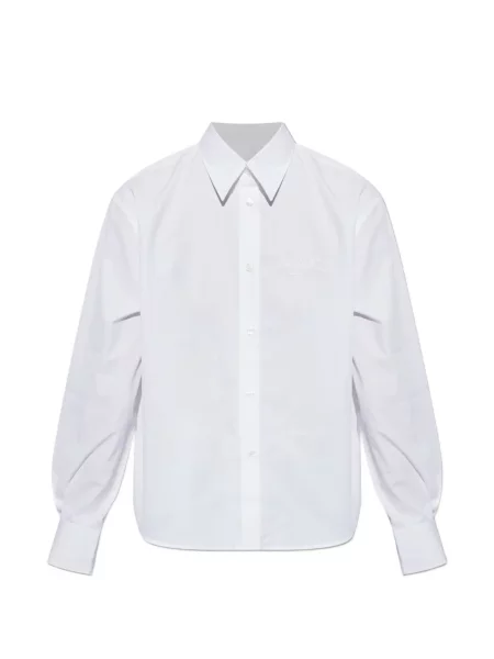 Cămașă Off-white cu broderie alb
