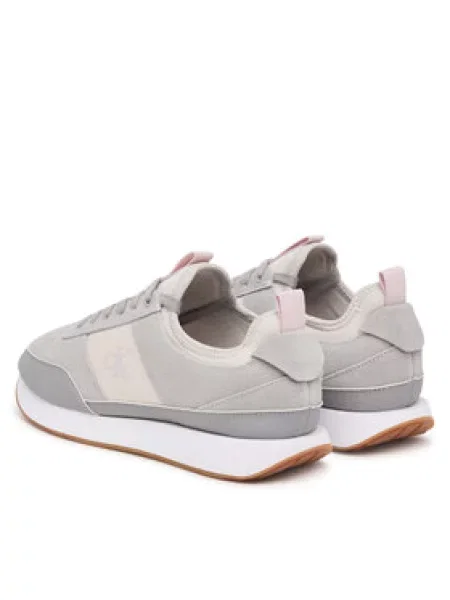 Sneakersy Calvin Klein Retro Runner Sock Laceup Neo Mix sivá