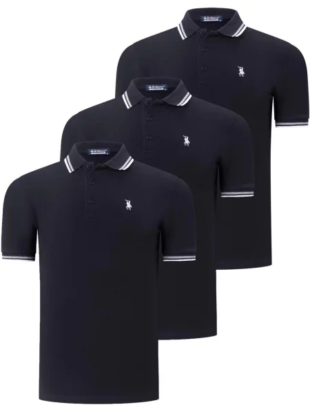 Tricou polo Dewberry negru