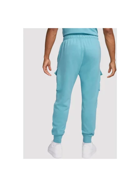 Spodnie Nike Air Fleece Cargo denim turqoise/black niebieskie