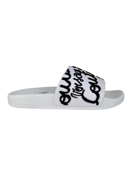 Klapki Versace Jeans Couture białe