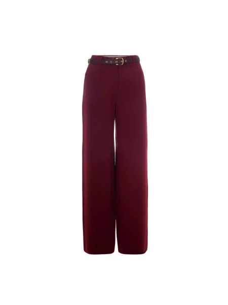 Spodnie Max Mara Studio czerwone